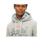 Superdry Vl Heritage – Męska bluza z kapturem szara