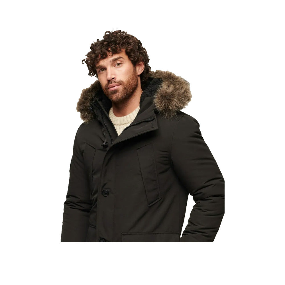 Superdry Everest - Men's Parka Black