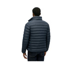 Superdry Fuji Printed - Men's Quilted Jacket Blue