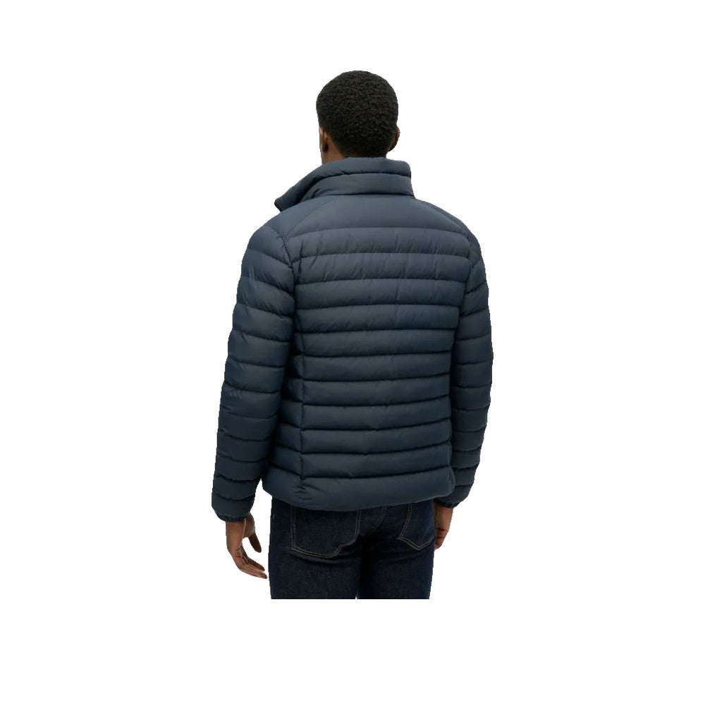 Superdry Fuji Printed - Men's Quilted Jacket Blue