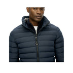 Superdry Fuji Printed - Men's Quilted Jacket Blue