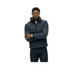 Superdry Fuji Printed - Men's Quilted Jacket Blue