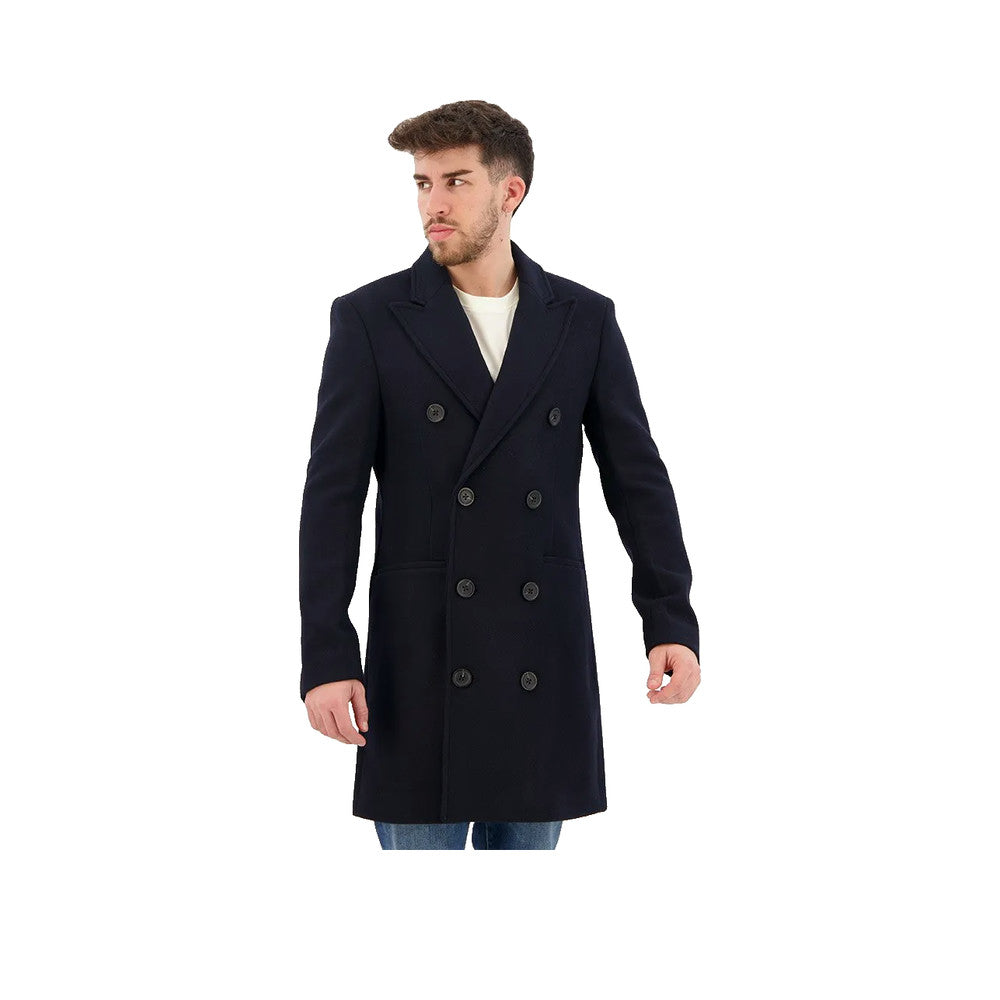 Superdry Merchant Store - Manteau Homme Bleu Marine
