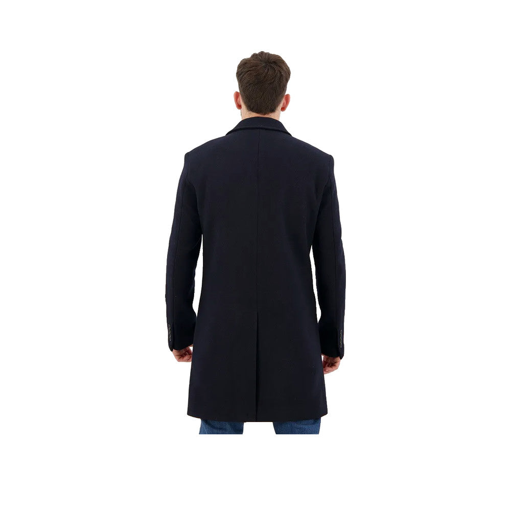 Superdry Merchant Store - Manteau Homme Bleu Marine