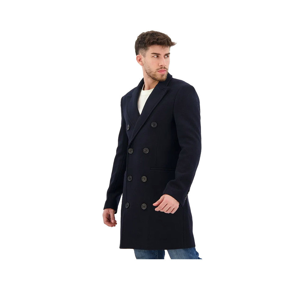 Superdry Merchant Store - Manteau Homme Bleu Marine