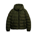 Superdry Hooded Sports Puffer - Veste Matelassée Homme Kaki