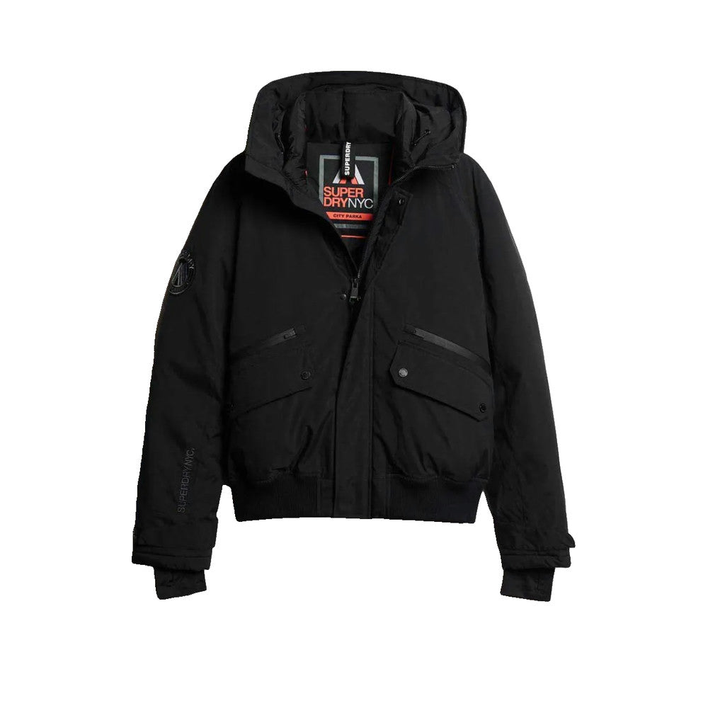 Superdry City Padded Bomber - Veste Bomber Homme Noir