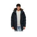 Superdry Everest Faux Fur - Parka Homme Bleu Marine