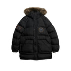 Superdry Everest Longline Baffled - Men's Quilted Jacket Black