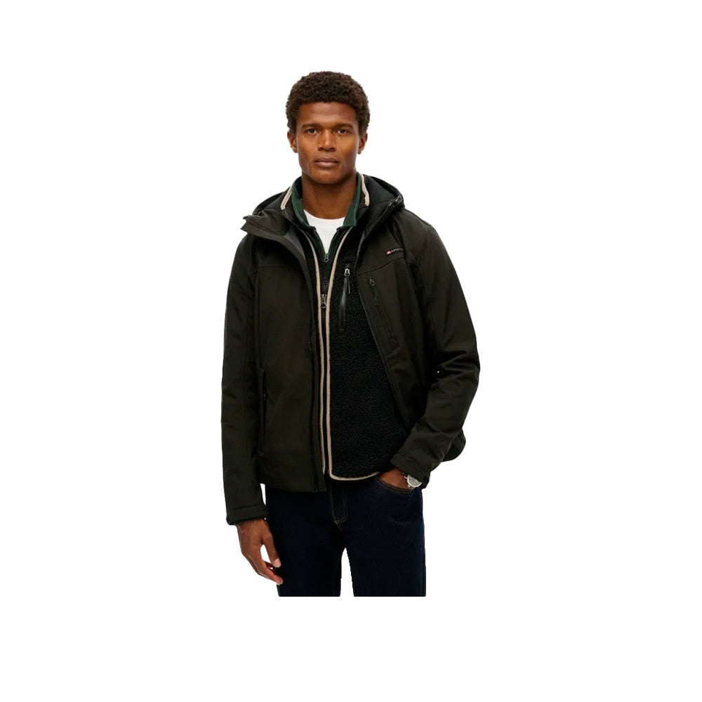 Superdry Softshell Trekker - Softshelljakke til herrer Sort