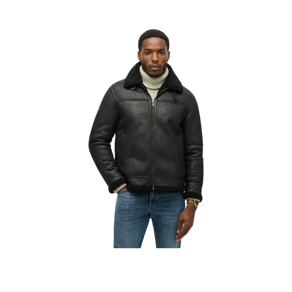 Superdry Aviator Jacket - Kurtka męska Czarna