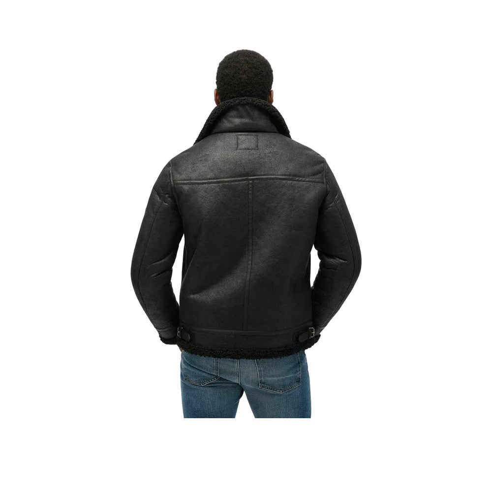 Superdry Aviator Jacket - Kurtka męska Czarna