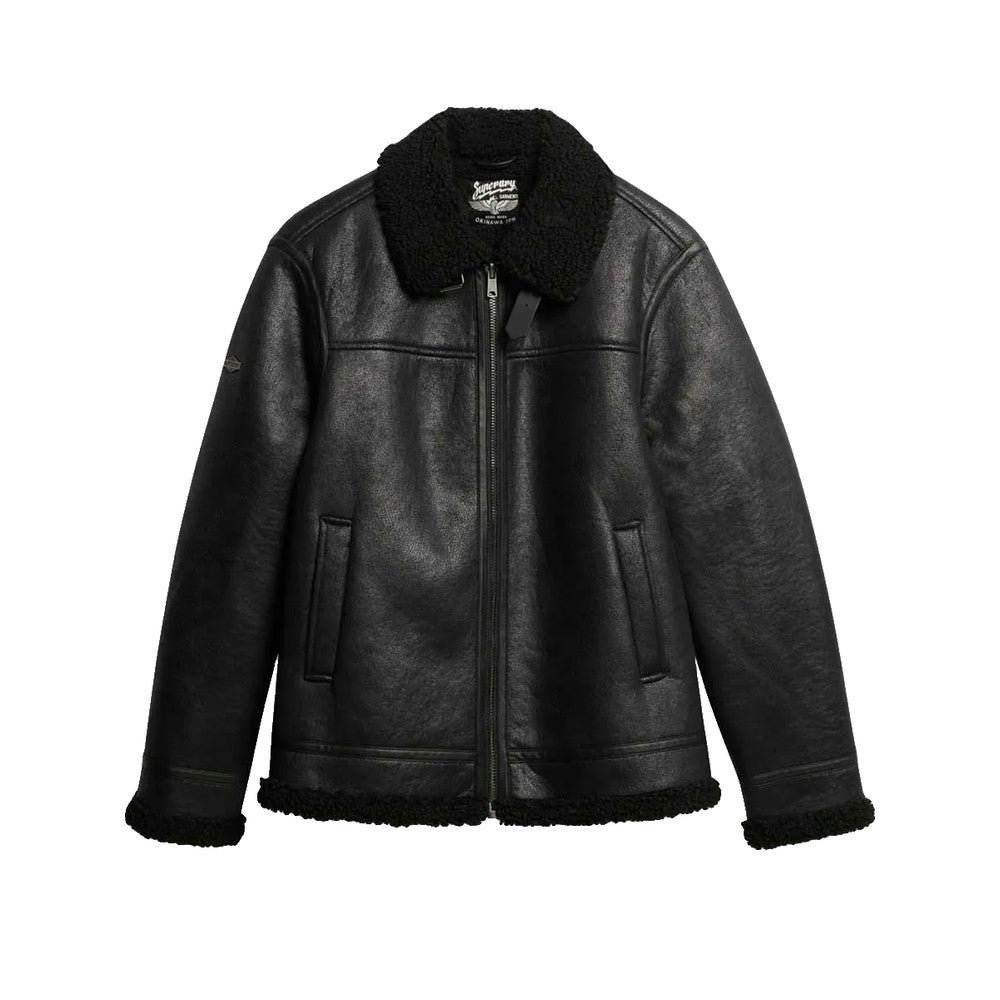 Superdry Aviator Jacket - Kurtka męska Czarna