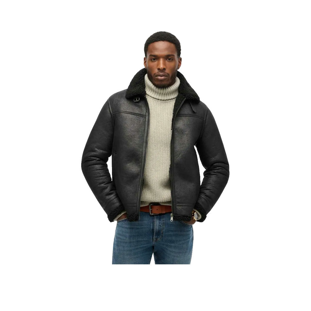Superdry Aviator Jacket - Kurtka męska Czarna
