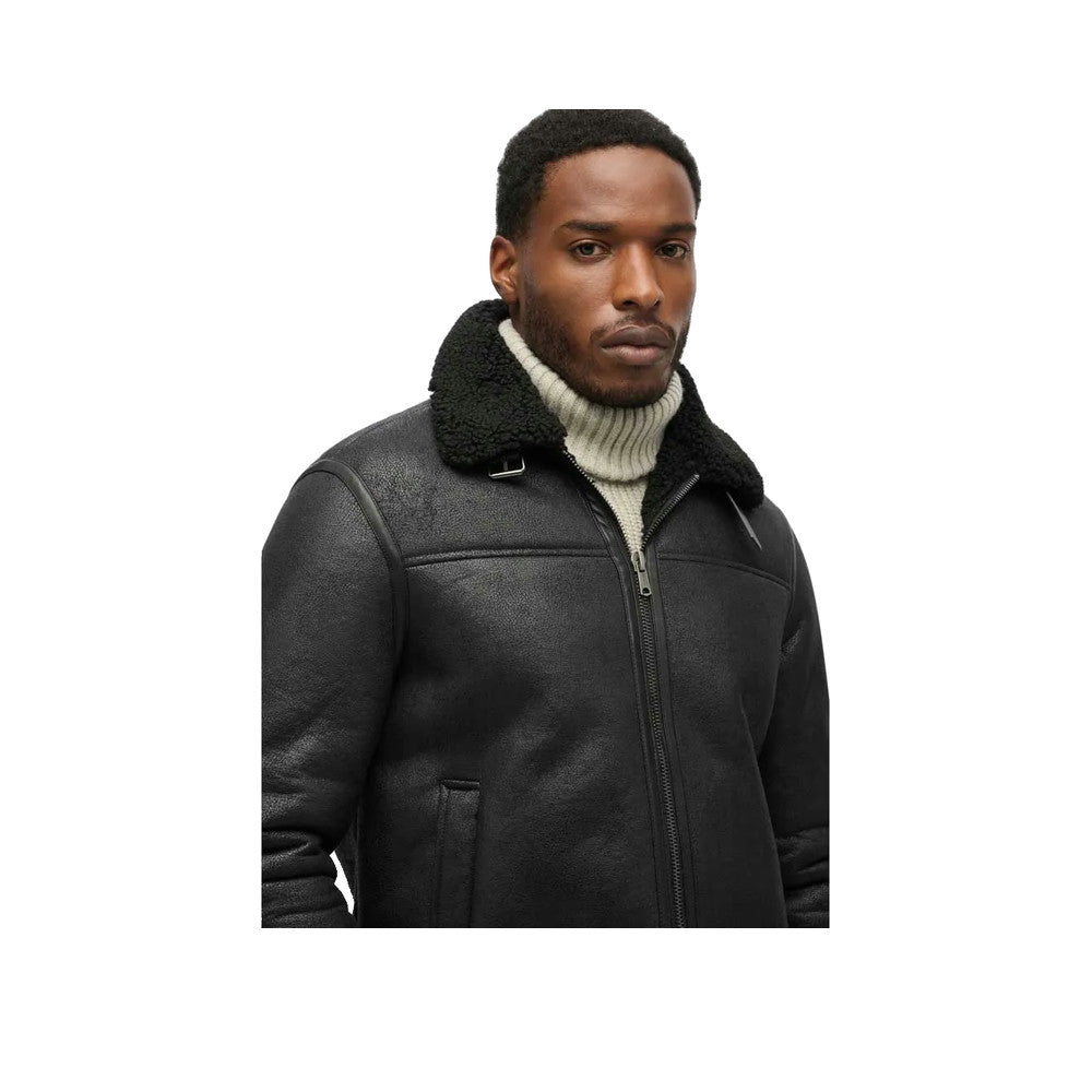 Superdry Aviator Jacket - Kurtka męska Czarna