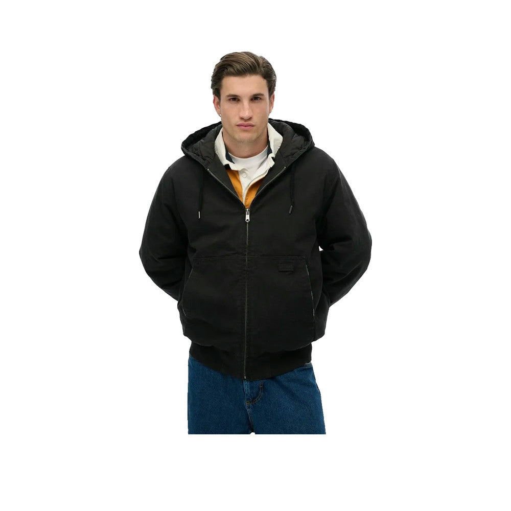Superdry Canvas Surplus - Veste Homme Noir