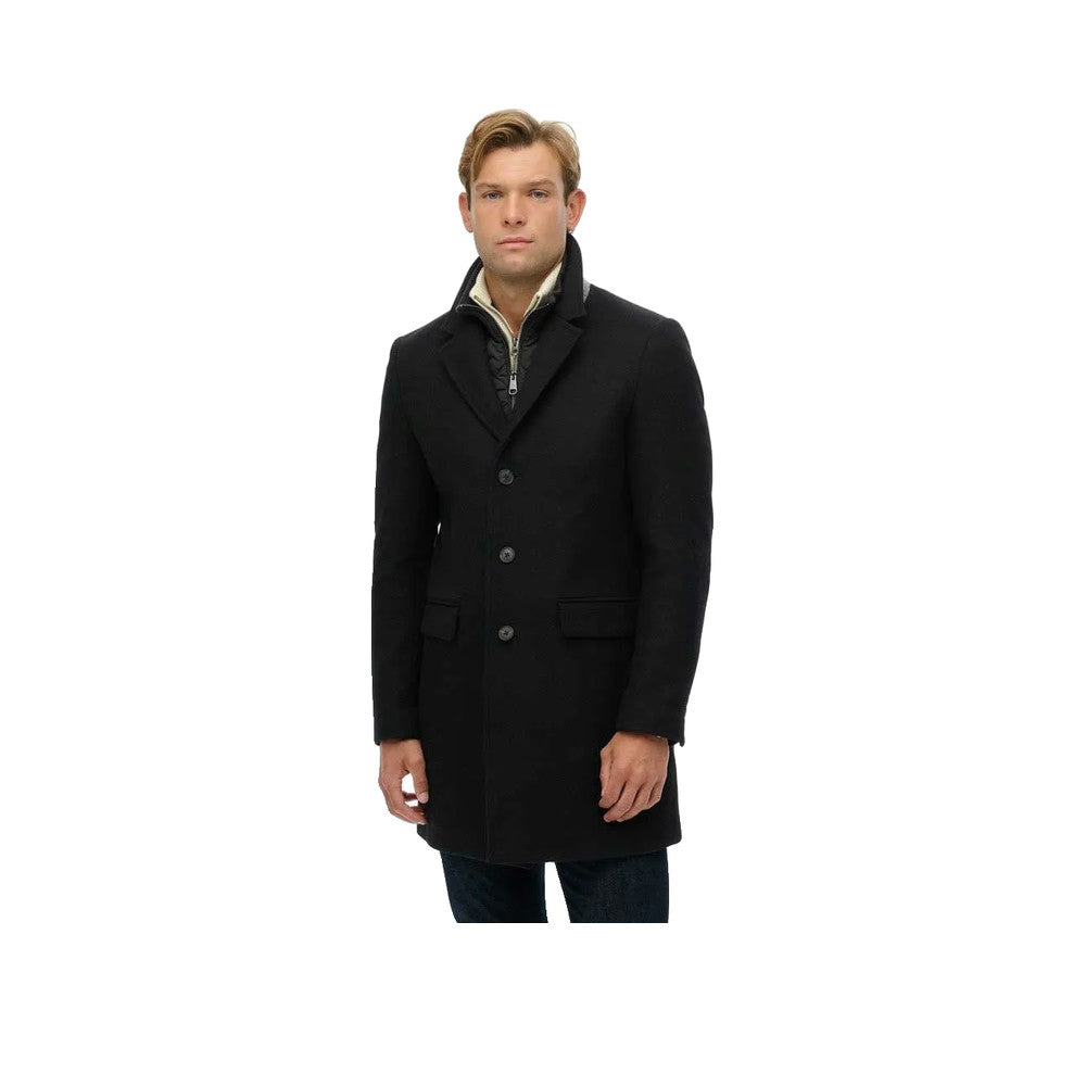 Superdry Town 2In1 - Manteau Homme Noir