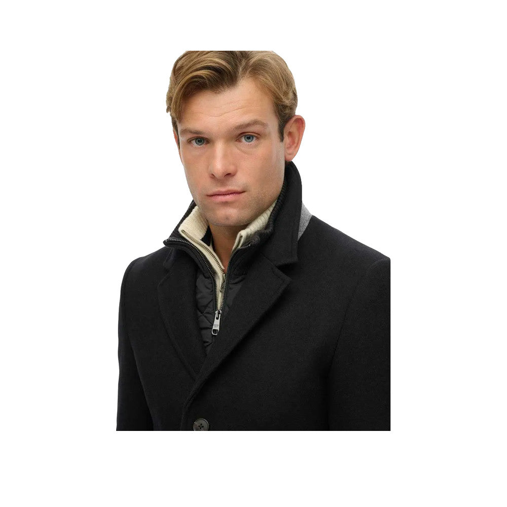 Superdry Town 2In1 - Manteau Homme Noir
