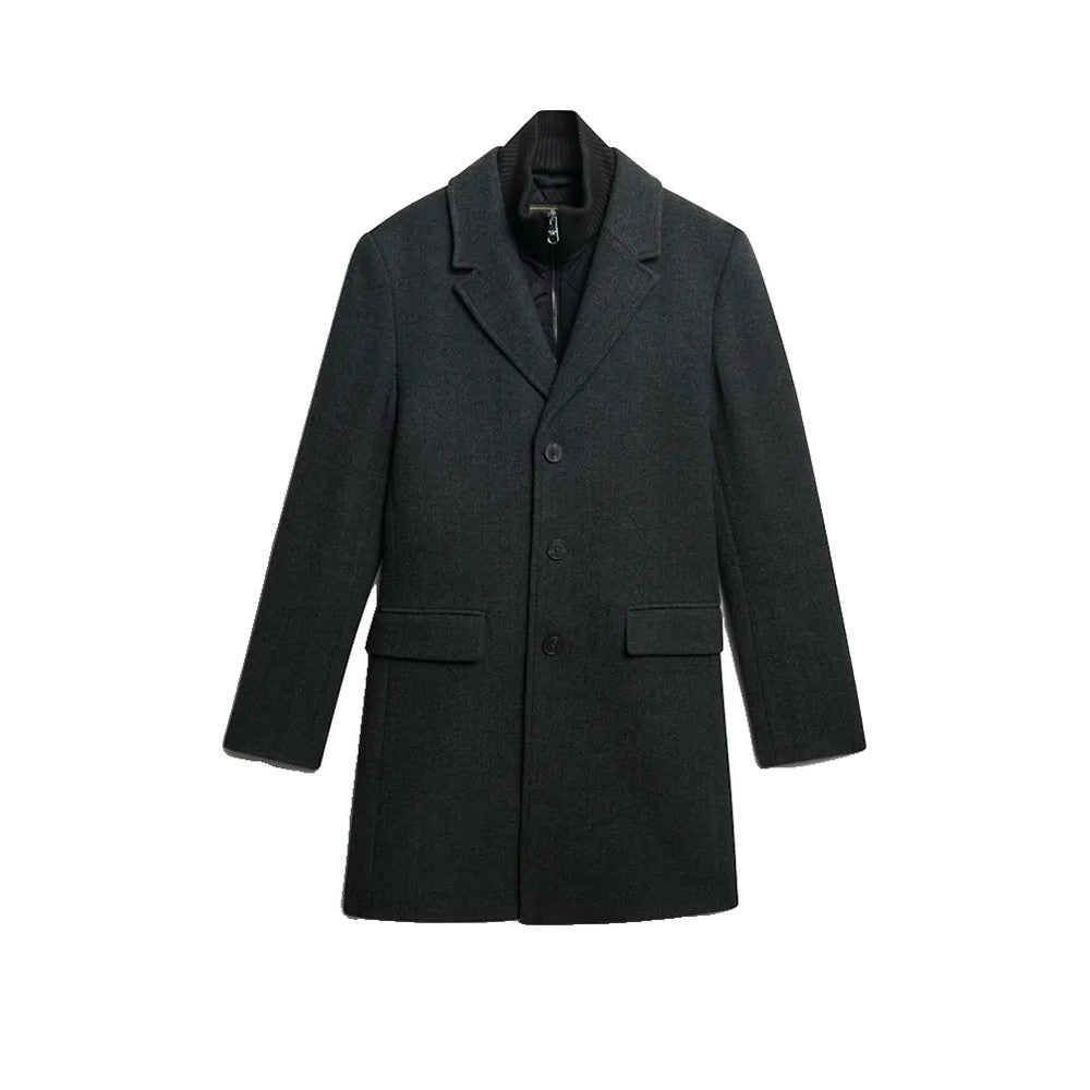 Superdry Town - Manteau Homme Gris