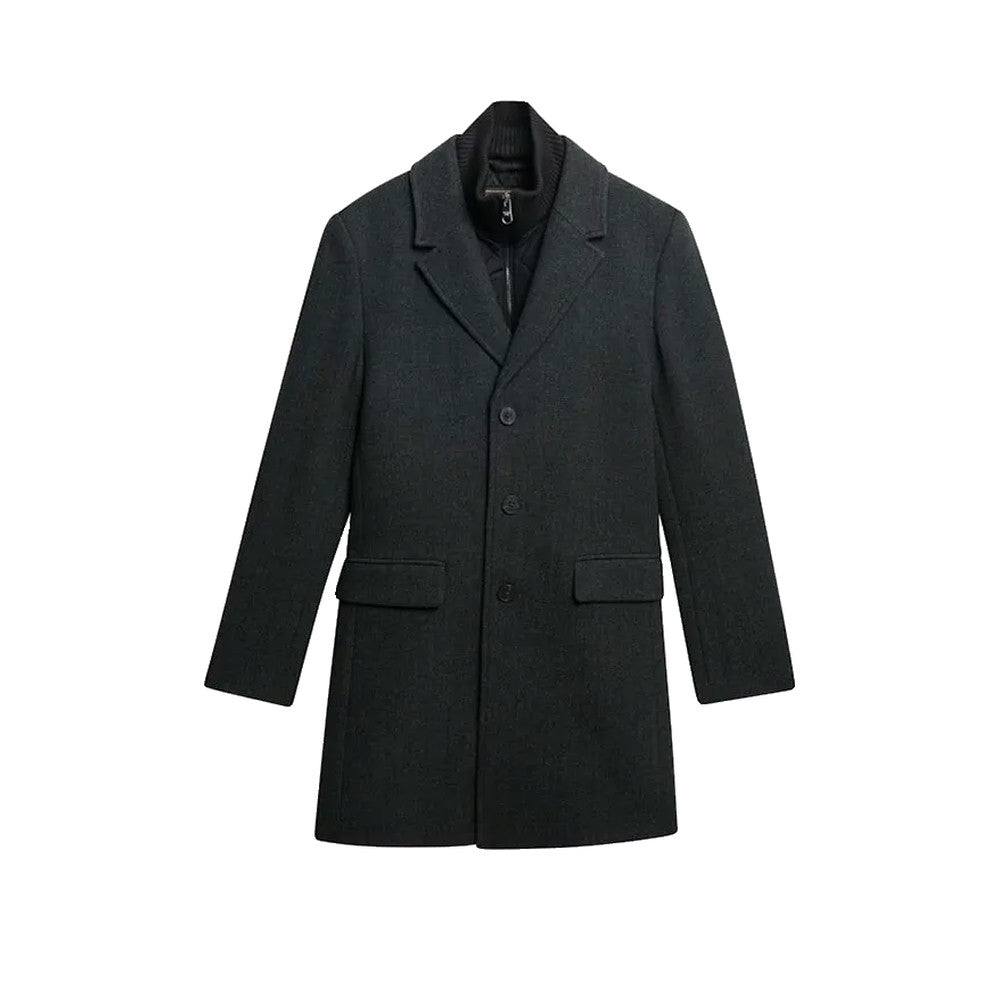 Superdry Town - Manteau Homme Gris