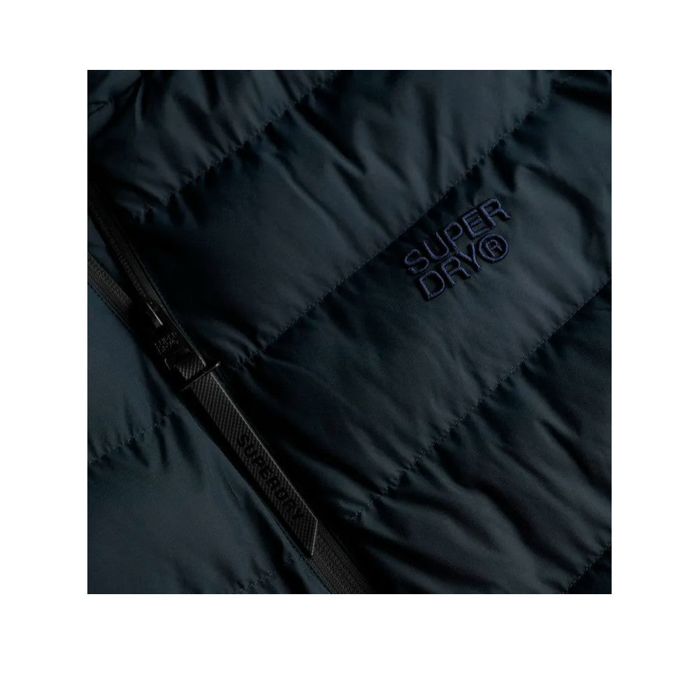 Superdry Storm Knit - Herren-Kapuzenjacke Blau