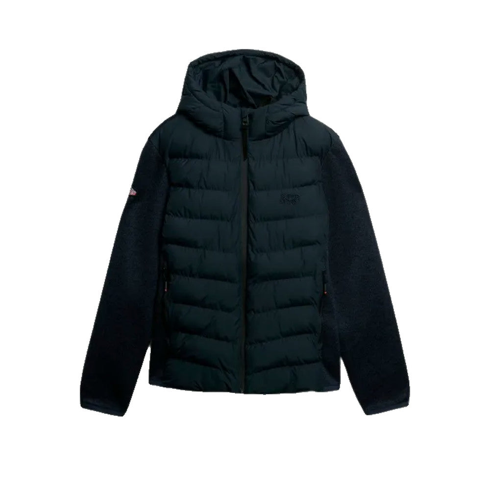 Superdry Storm Knit - Herren-Kapuzenjacke Blau
