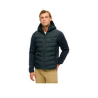 Superdry Storm Knit - Herren-Kapuzenjacke Blau