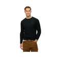Superdry Essential Slim Fit Crew Jumper - Men's Jumper Black
