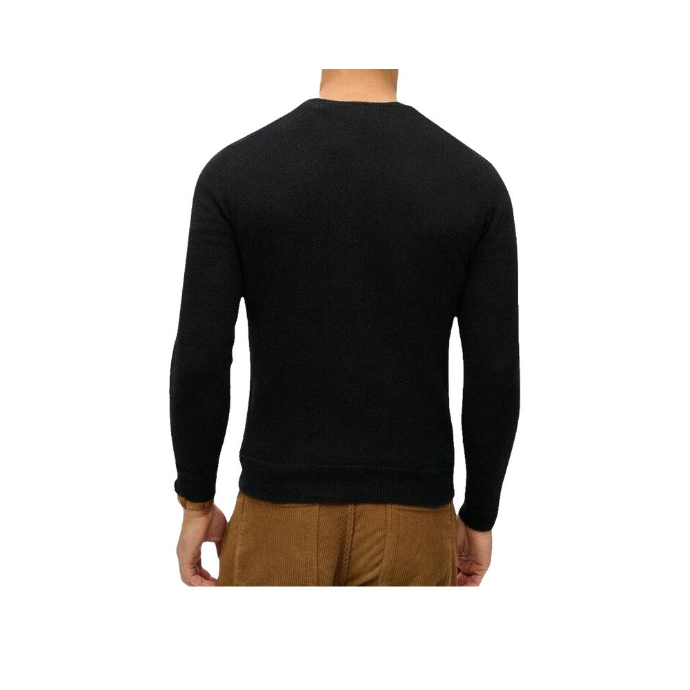 Superdry Essential Slim Fit Crew Jumper - Men's Jumper Black
