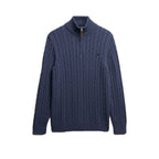 Superdry Classic Cable - Pull Homme Bleu