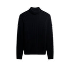 Superdry Jacob Cable - Pull Homme Bleu Marine