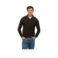 Superdry Half Zip Sweater - Men's Jumper Brown/Black