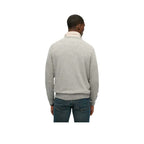 Superdry Wool Blend Sweater - Pull Homme Gris