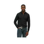 Superdry Essentials Half Zip - Pull Homme Noir