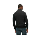 Superdry Essentials Half Zip - Pull Homme Noir