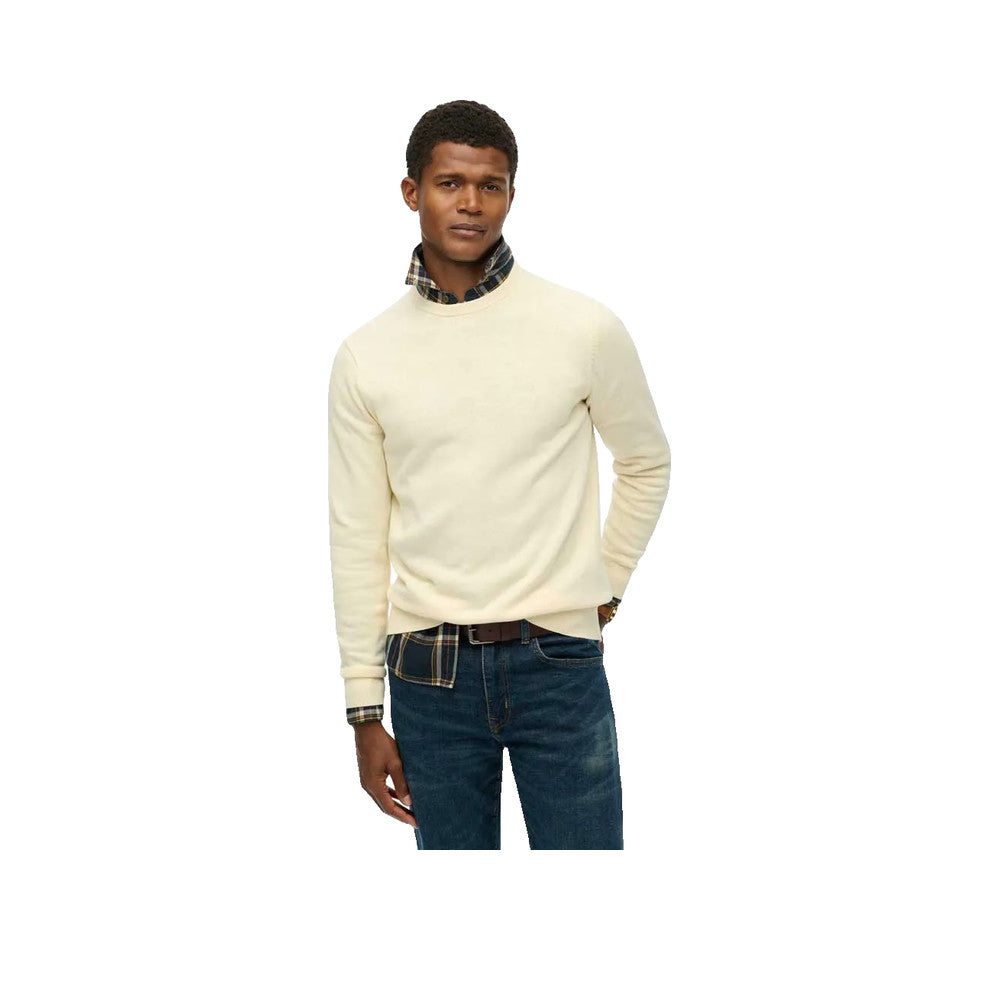 Superdry Essentials - Pull Homme Beige