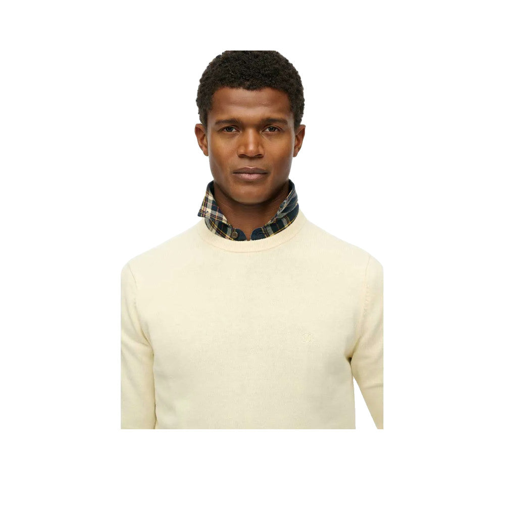 Superdry Essentials - Pull Homme Beige