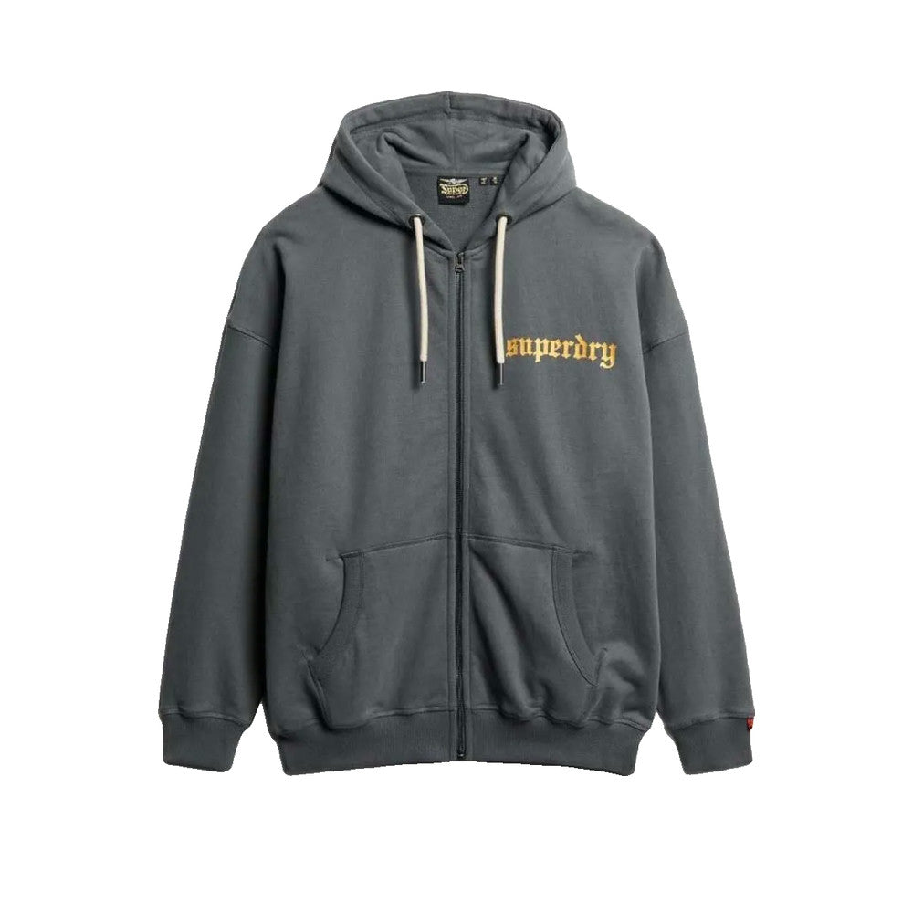 Superdry Old School Tattoo - Sweat À Capuche Femme Noir
