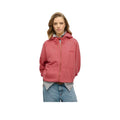 Superdry Essential Logo Raglan - Sweat À Capuche Femme Rouge