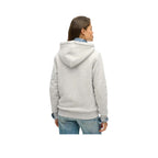 Superdry Borg Lined Full Zip Sweat À Capuche Femme Gris