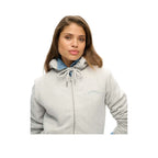 Superdry Borg Lined Full Zip Sweat À Capuche Femme Gris