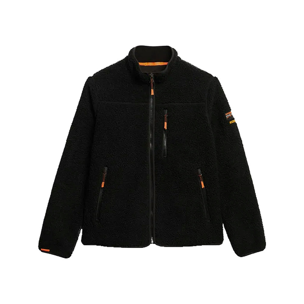 Superdry Outdoor Fleece Jacket - Veste Polaire Femme Noir