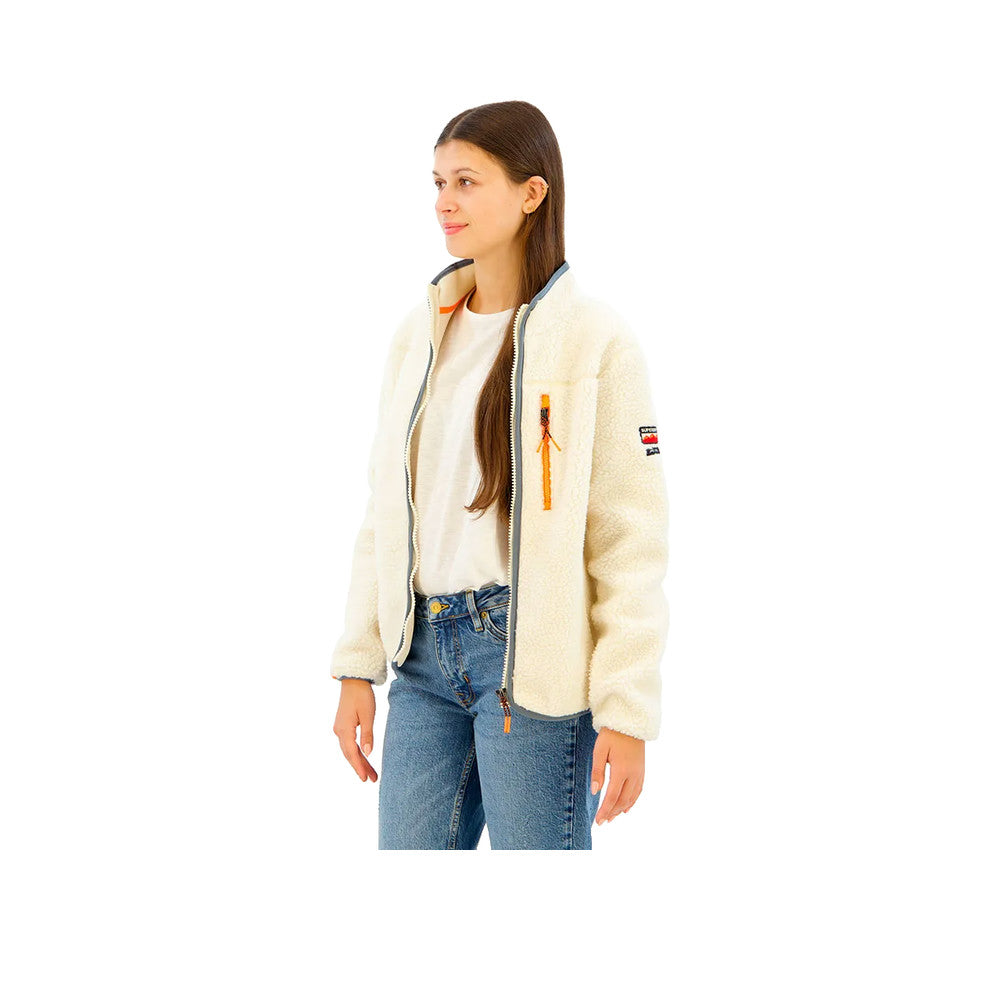 Superdry Outdoor Fleece Jacket - Veste Polaire Femme Beige