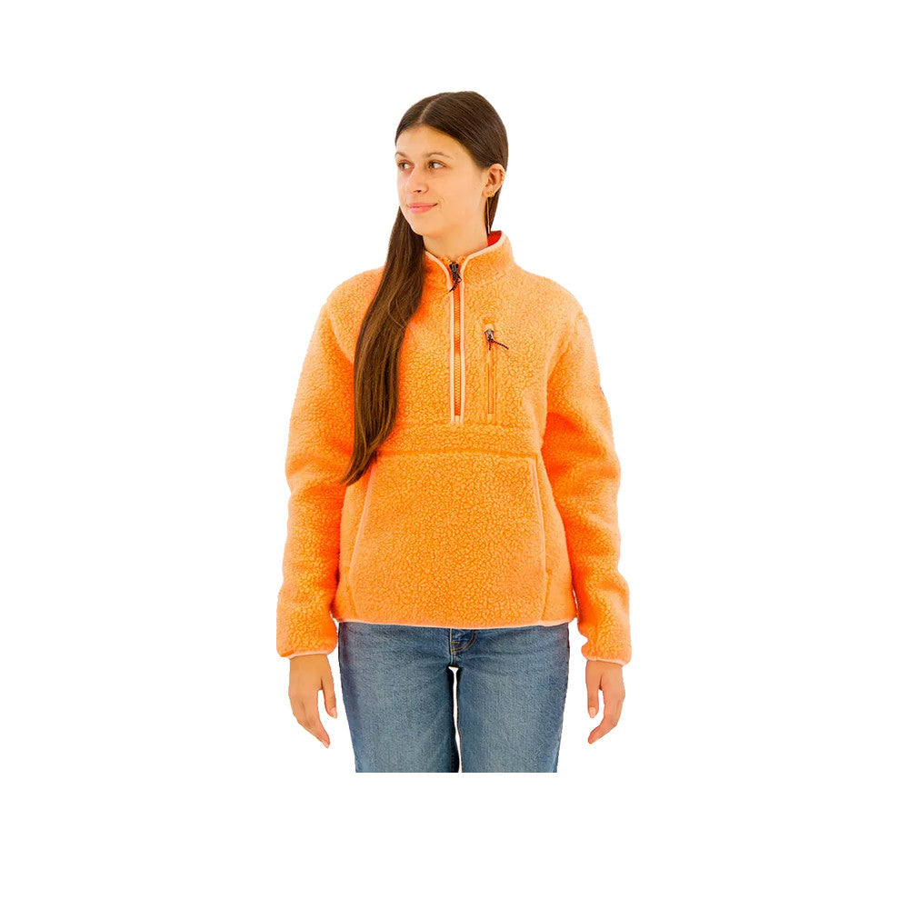Superdry Outdoor Half Zip Fleece - Veste Polaire Femme Orange