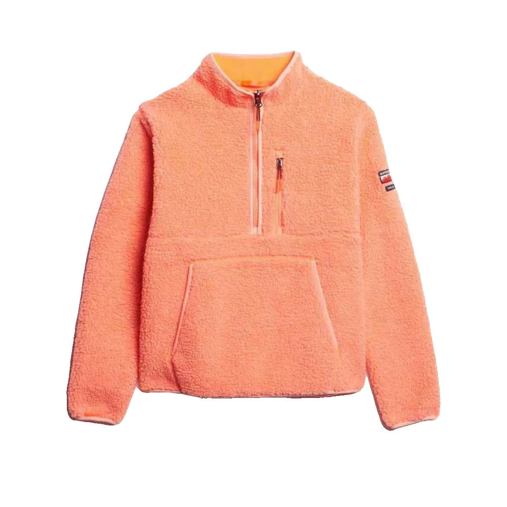 Superdry Outdoor Half Zip Fleece - Veste Polaire Femme Orange