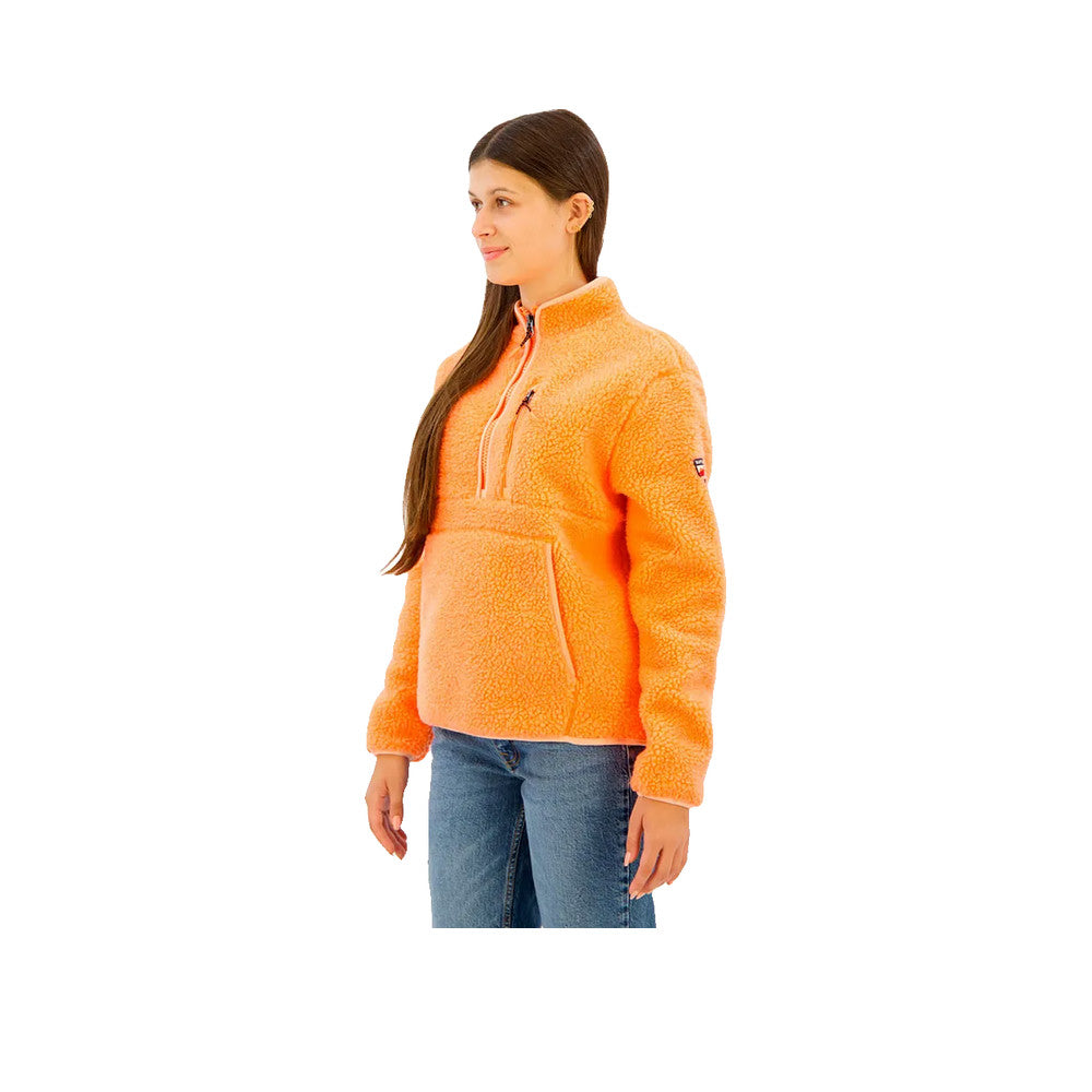 Superdry Outdoor Half Zip Fleece - Veste Polaire Femme Orange