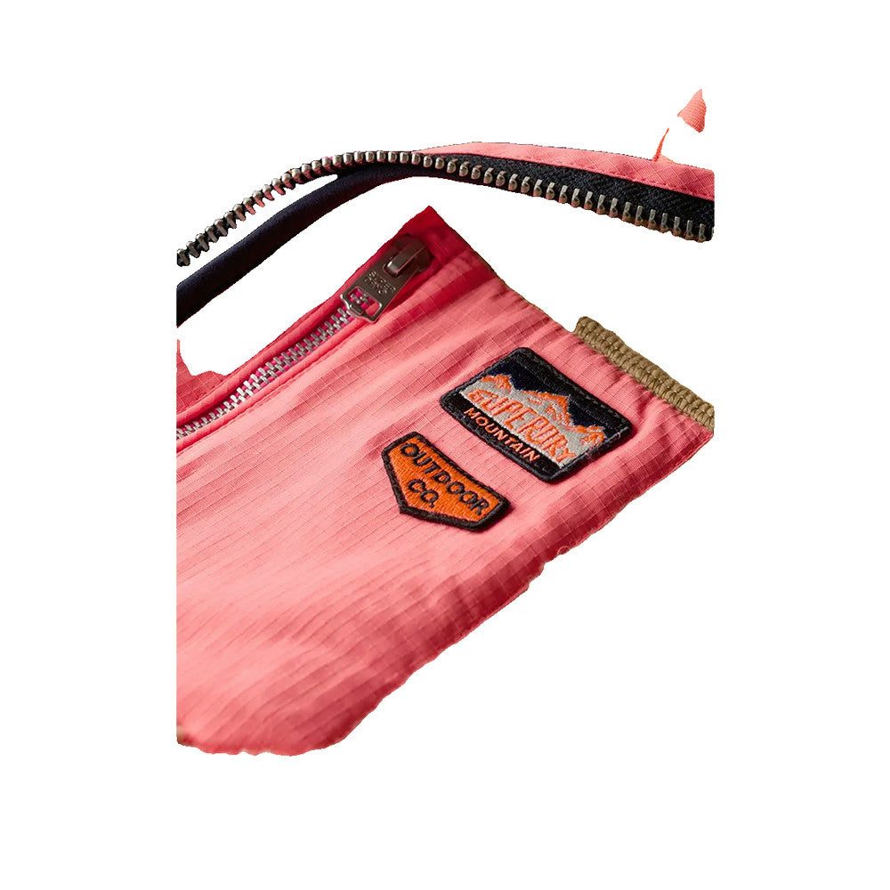 Superdry Vintage Retro Half Zip - Sweatshirt Femme Marron