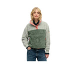 Superdry Mash Up Henley - Women's Grey Jumper