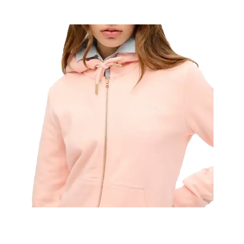 Superdry Essential Logo - Sweat À Capuche Femme Rose