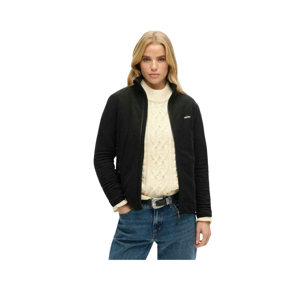 Superdry W2012375A – Damen-Fleecejacke Schwarz